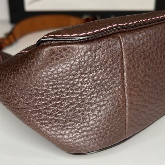 Coach Chelsea Pebbled Brown Leather Women’s Bag - Picture 3 of 16